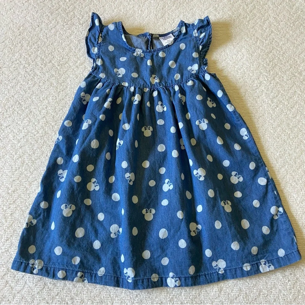 Disney Mini Mouse Chambray Denim Dress